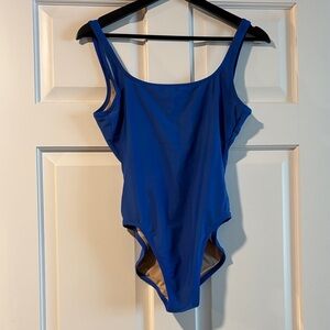 J. Crew Women's Blue One Piece Swimsuit